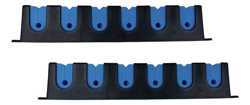 Soportes Horizontales Para Cañas De Pescar, Estantes Azul