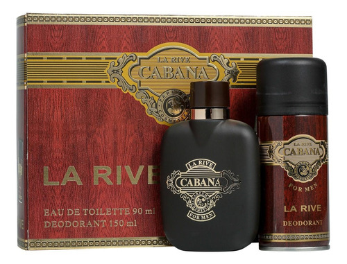 Conjunto Cabana La Rive Masculino Edt 90ml Desodorante 150ml