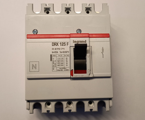 Interruptor Automatico 4p 20a 36ka Drx 27071 Legrand
