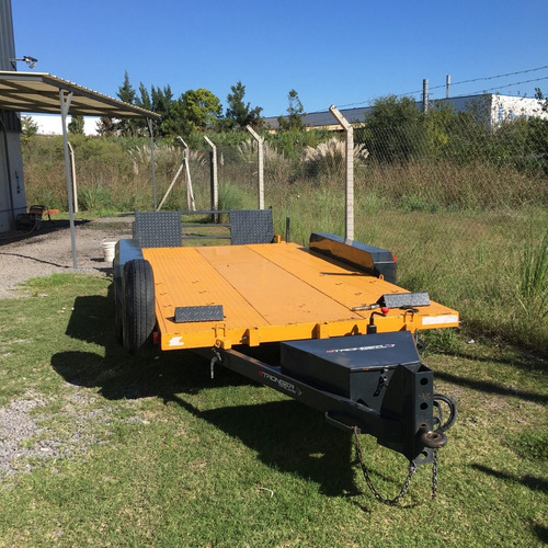 Trailer Basculante Hasta 5 Toneladas Con Malacate Impecable!