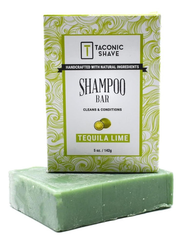 Afeitado Tacónico, Barra De Champú De Cabello De Lima Hecha