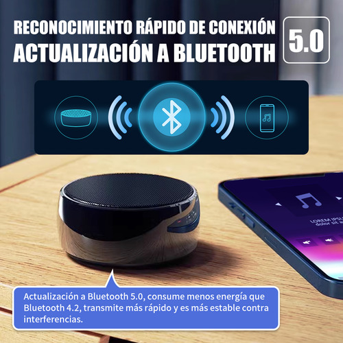 Mini Altavoz Portátil Inalámbrico Bajo Tws Bluetooth Altavoz
