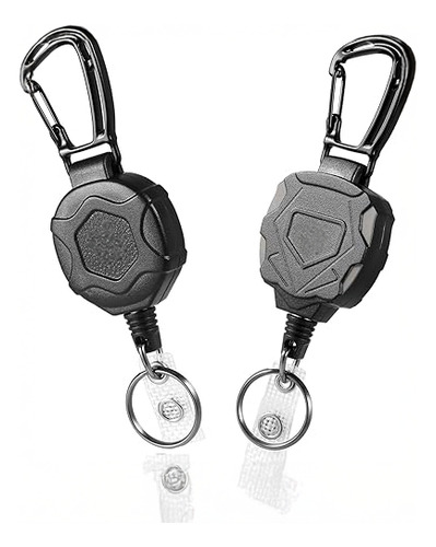 Timotech Set De 2 Llaveros Con Mosquetón De Acero De 32 In