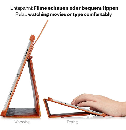 Funda De Cuero Kavaj Funda London Works Con Apple iPad Pr...