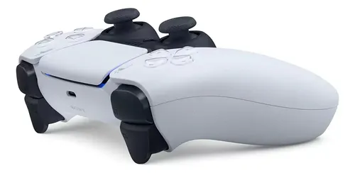 Controle Sem Fio Play Station 5 Dualsense, Cor Branca Ps5 Branco