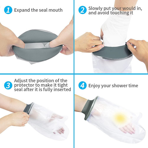 Funda Moldeada Impermeable Para Manos De Adulto Para Ducha,