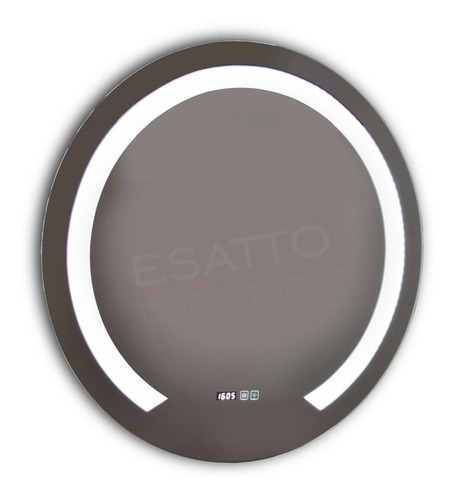 Esatto® Espejo Led Touch Bluetooth Bocinas 80 Cm Dia El8060f