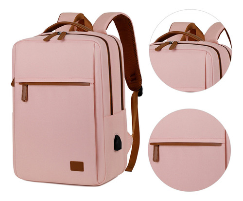 Mochila Impermeable Unisex Para Portátil A23b