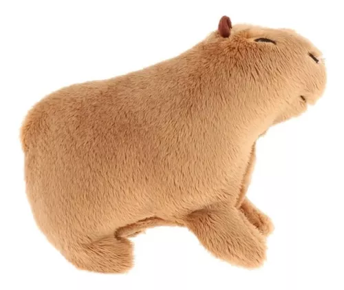 10 peças de pelúcias capivara - Capivara de pelúcia realista, simulação de  bonecos de capivara, pelúcia fofa e macia brinquedo animal Chestea