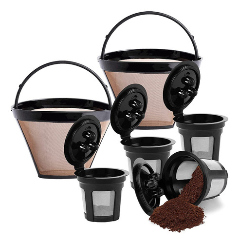 2 1 Juego De Filtros De Café Para Cafetera Ninja Dual Brew
