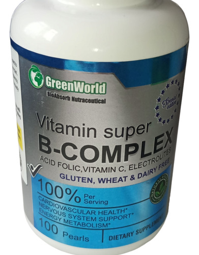 Super Vitamina B-complex , 100 Caps - Unidad a $600
