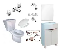 Comprar Juego Baño Completo Vanitory Muebles Griferías Sanitarios Ah