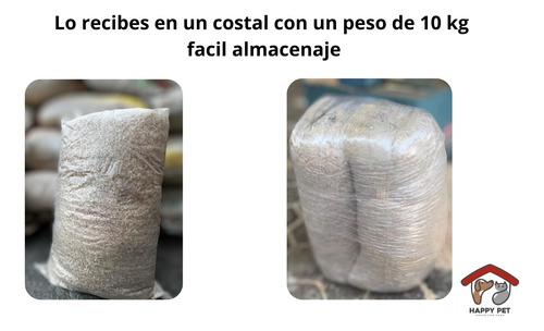 Sustituto De Arena Para Gato Y Roedores Sustrato Aserrín Marrón Claro