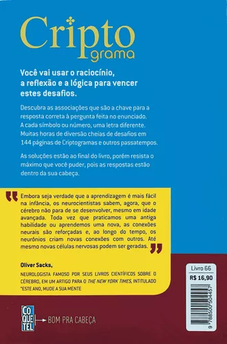 Livros: Lógica e Desafios Para o Cérebro na