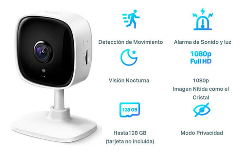 Imagen 4 de 7 de Tapo C100 Cámara De Seguridad Wi-fi Full Hd Audio Microfono
