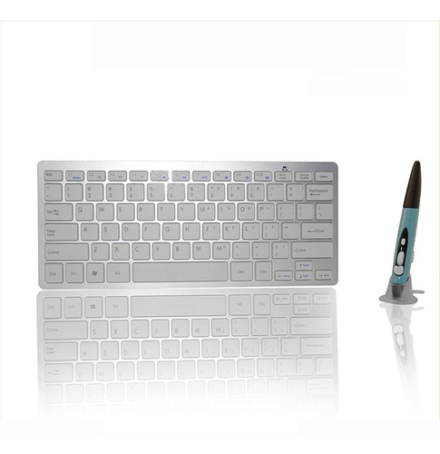 2.4g Teclado Sem Fio E Mouse Combo Caneta De Toque Rato