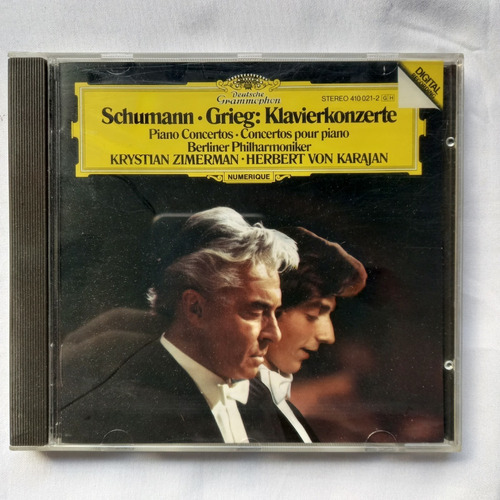 Schumann Grieg Klavierkonzerte Krystian Zimerman Cd / Kktu 