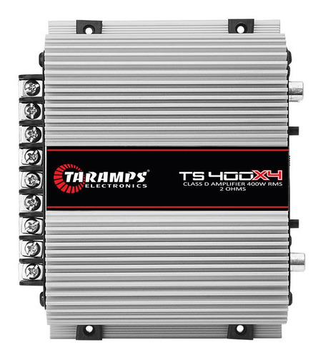 Imagen 1 de 5 de Potencia Amplificador Taramps 4 Canales Ts400.4