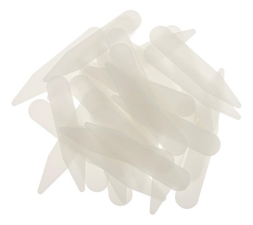 200 Piezas De Plástico Beige Cuello Soporte Insertos Camisas