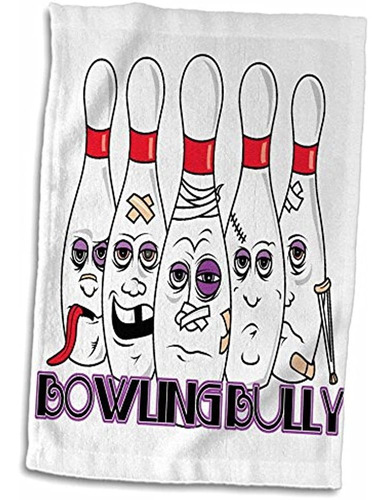 3d Rose Funny Busted Up Hereded Bowling Pins Diseño De Dibuj