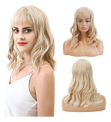 Pelucas Sansui Rubias Para Mujeres, Peluca Rubia 8k64q