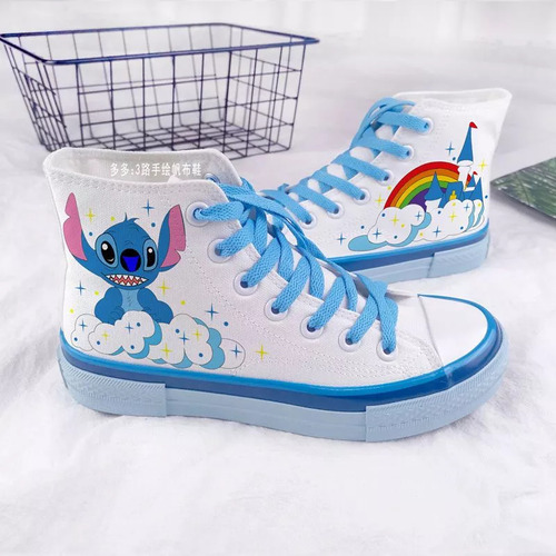 Zapatos De Lona Lilo & Stitch Graffi Con Parte Superior