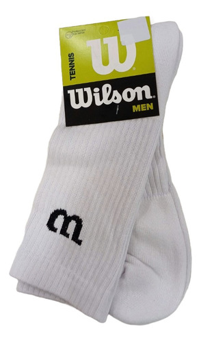 Media Wilson Tennis Media Caña Hombre 92% Algodón 