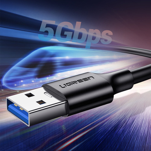 Cabo De Dados Us184 Usb 3.0 P Usb Tipo C 1.5m Preto Ugreen