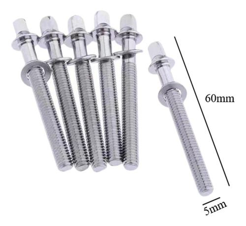 Conjunto De Varillas De Ajuste Para Tambor Y Pernos M5x60mm