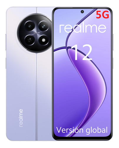 Realme 12 5g 256gb 8gb Versión Global 108mp Clear Portrait Master 6.72 120hz 950nits Fhd+ Mediatek Dimensity 6100+ 5000mah 5g Dual Sim Card Android 14