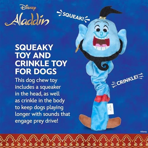 Disney Para Mascotas Aladdin Genie Bungee Plush Dog Toy With
