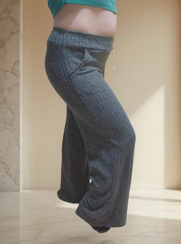 Pantalòn Palazzo De Lanilla Morley Con Bolsillos