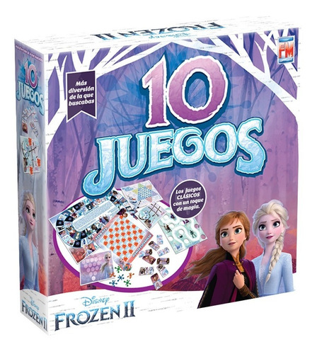 Juego De Mesa Fotorama 10 Juegos Frozen