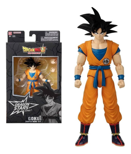 Figura Dragon Ball Stars Goku Base Super Hero Articulada
