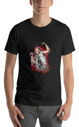 Joe Strummer-playera De Manga Corta Para Hombre Camisa De