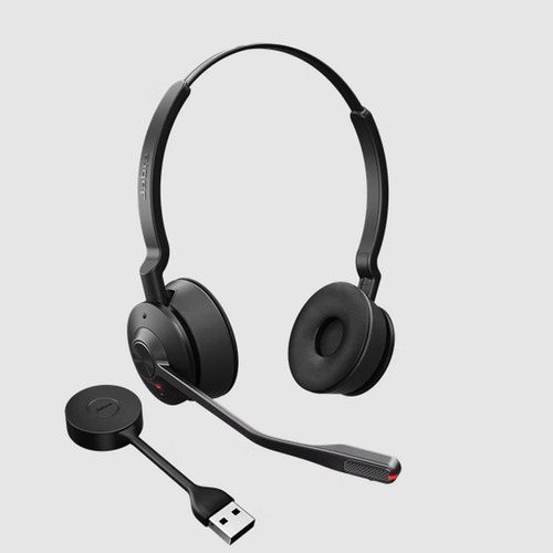 Auriculares Headset Jabra Engage 55c Duo Uc Color Negro