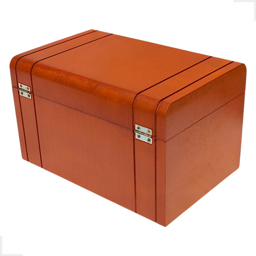 Caixa Madeira Grande Mdf Baú Personalizada Decor + Cadeado