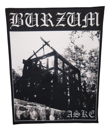 Espaldera Burzum Aske Black Metal Maniametal