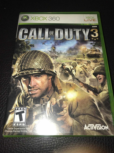 Videojuego Call Of Duty 3 Para Xbox 360  Xbox One Compatible