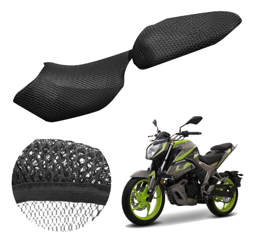 Malla Cubre Asiento Mesh Motocicleta Italika 250z 2 Plazas