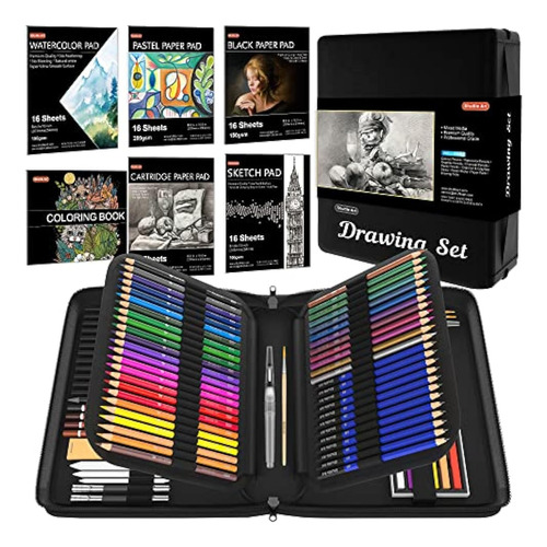 Shuttle Art Kit De Dibujo De 124 Piezas,