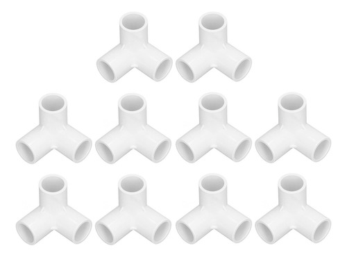 Encaixes De Plástico Em Forma De Camiseta, 10 Peças, Tubo De