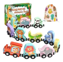 Comprar Trenes Magnéticos De Madera Montessori Para Niños