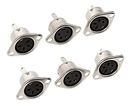 Conector De Enchufe Hembra Din De 4 Pines Jing, Montaje En P