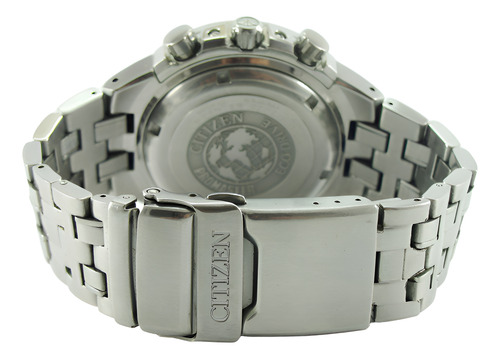 Relógio Citizen Eco-drive Masculino - Av0031-59a Prata Prata Branco E Preto (Usado)