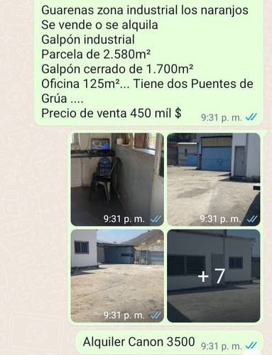 Zona Industrial Los Naranjos Solo Venta