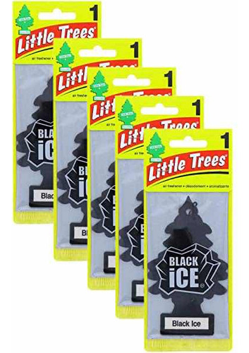 . Pinos Aromatizantes Little Trees Aroma Black Ice 12 Pz
