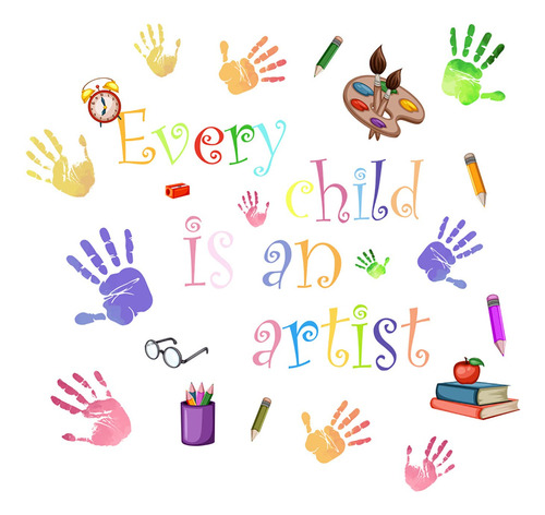 Every Child Is An Artist - Calcomanias De Pared, Decoracion