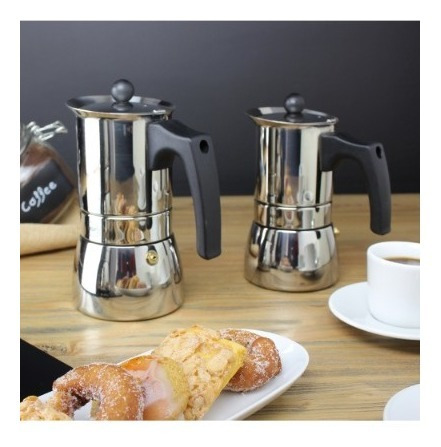 Imagen 2 de 6 de Cafetera Magefesa 6 Pocillos Induccion Acero Inox En Palermo