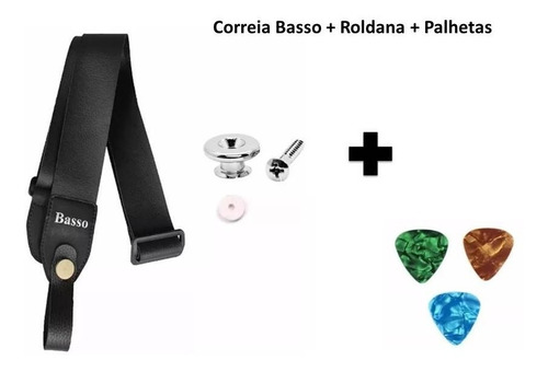 Kit Correia Ukulele Basso Uk 11 Econ + Roldana + Palhetas